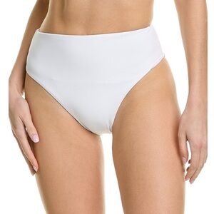 NWT WeWoreWhat Emily White Bikini Bottom S